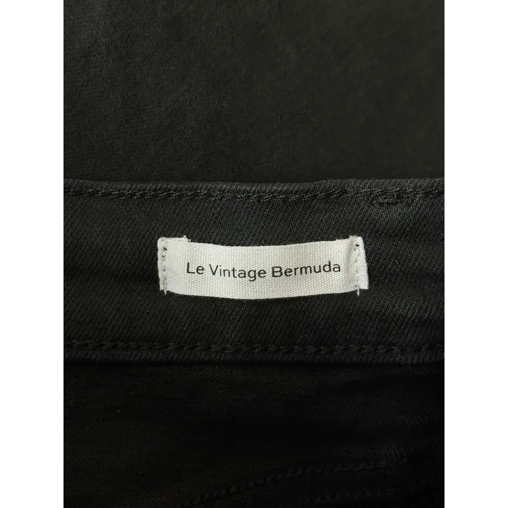 Frame Le Vintage Denim bermuda shorts black size 24 - Picture 7 of 9